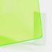 Plexiglas verde fluorescent, transparent, grosime 3mm